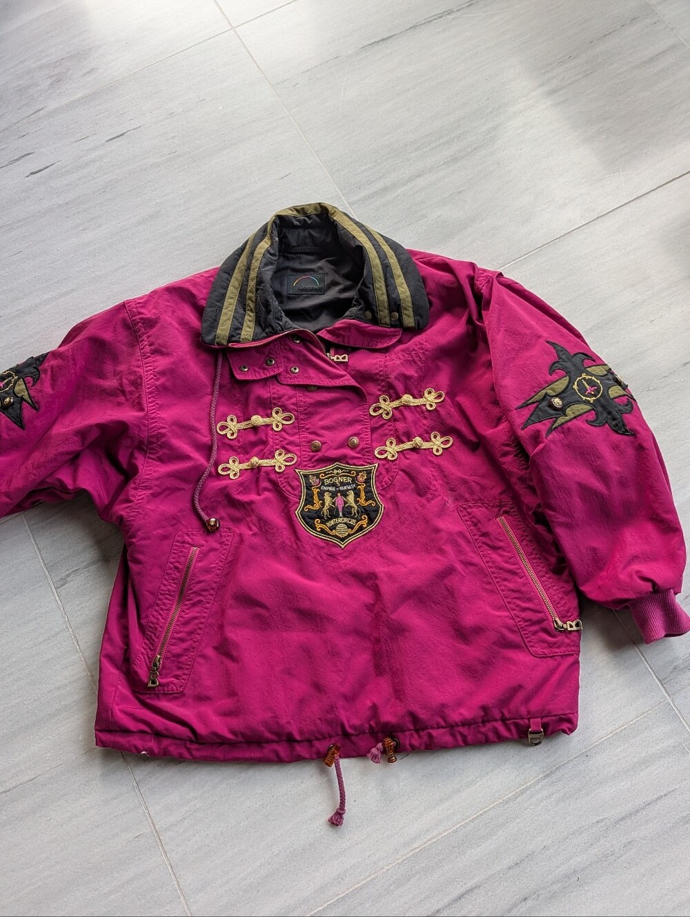 vintage BOGNER 1990's magenta ski jacket M L